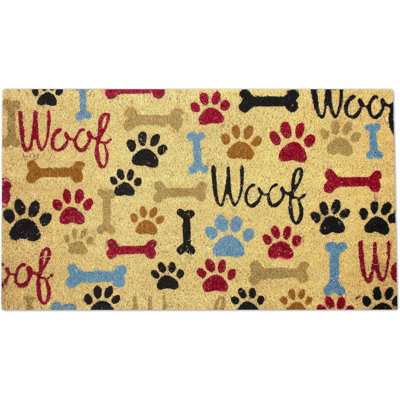 Non-Slip Abstract Doormat