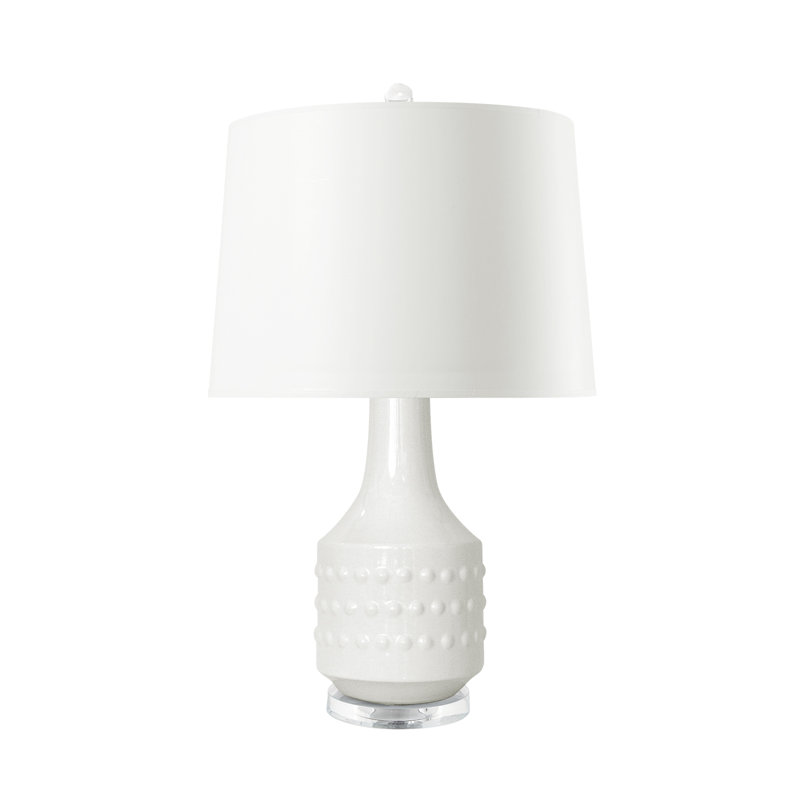 Mariah Table Lamp, White