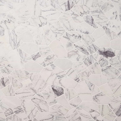 Nature Organica 12x20 Honed Marble Mosaic Tile