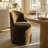 4 - Person Dining Table Sets With Solid Wood Round Table & 4 Upholstered Chenille Chairs-1609924177-1609924183