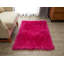 Tapis rose à poils longs Enrica