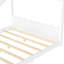 Lits de plancher en bois massif peu encombrants, style maison moderne pour chambre d'enfant