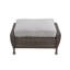 Repose-pieds d'extérieur avec coussin Nahshon