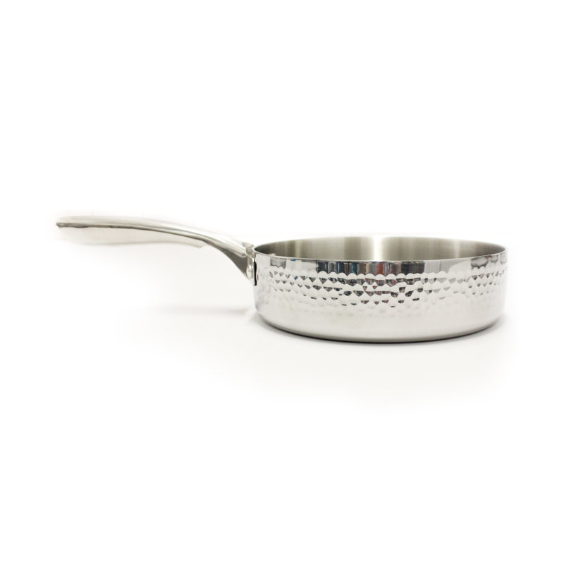 Poêle en cuivre martelé de 3 po d'épaisseur BergHOFF, 8", Cuivre