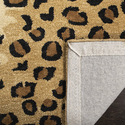 Tapis en laine et viscose touffetés à la main Nonia