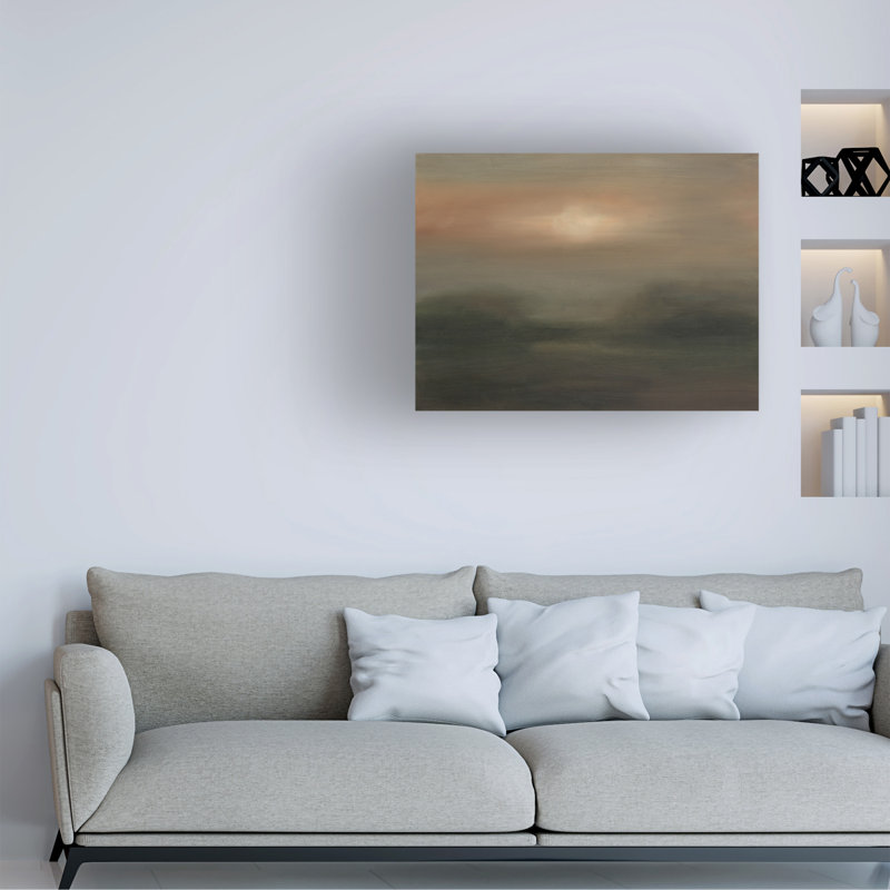 Wrapped Canvas Wall Art - Ethan Harper  'Last Sunset of Summer I' Wall Art for Living Room, Bedroom, or Office Décor  - 24x32