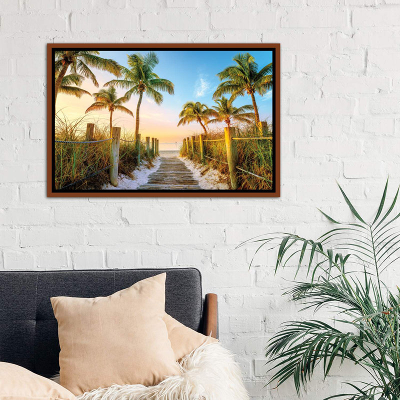 «Smaigners Beach» par Susanne Kremer - reproduction de photo, H 18 po x l 26 po x P 1,5 po