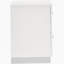 Table de chevet blanche 2 tiroirs ultrabrillante