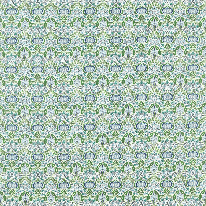 The Little Book of Morris Chintz Fabric, Nettle/Woad