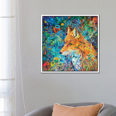 Poppyseed Fox by Sue Gardner - Painting on Canvas