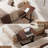 Height Adjustable C-shaped Flipping Portable Sofa Side Table-1215736918