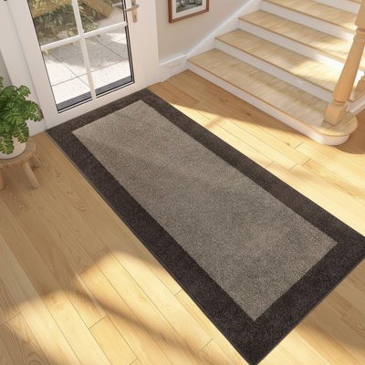 Non-Slip Geometric Doormat