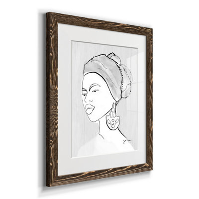 «Wonderous Woman», reproduction d'art sur papier encadré