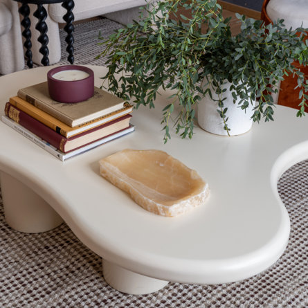 Allrich 48.4-Inch Cloud Coffee Table with Four Legs