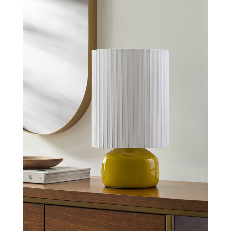 Lampe de table Bachani, Jaune