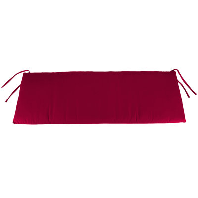 41" x 17" Outdoor Bench Cushion with Ties