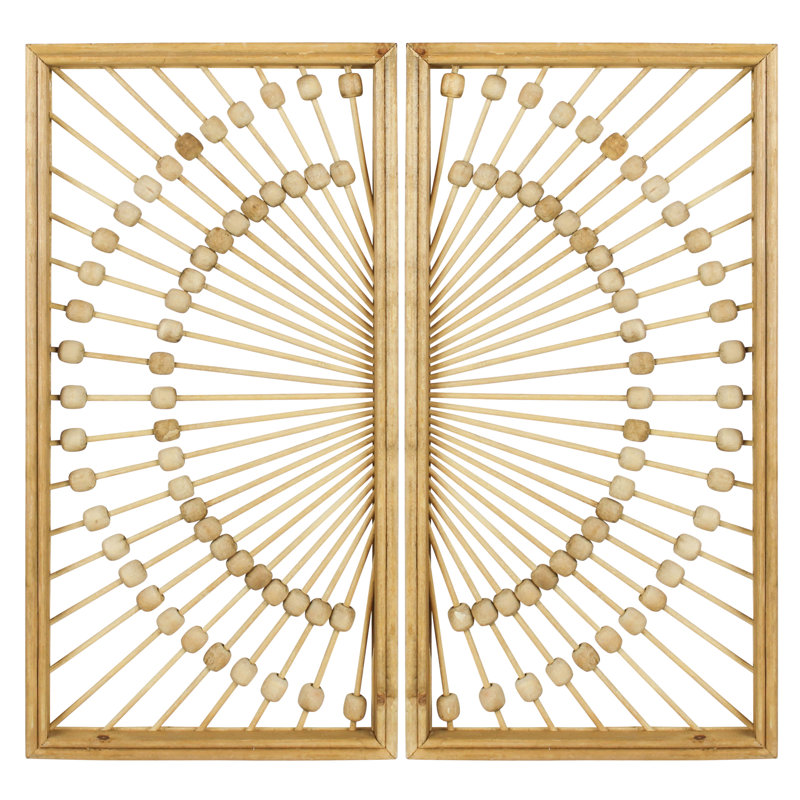 Suspension murale en bois