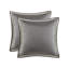 Édredon pour grand lit de style couette 8 pièces en taupe, motif géométrique multicolore, coussins de luxe, housse amovible et design pour un sommeil réparateur à long terme-121325213