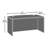 60" x 78" Bowfront Executive L-Desk Combo