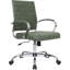 Chaise de bureau LeisureMod Benmar, vert-134285505