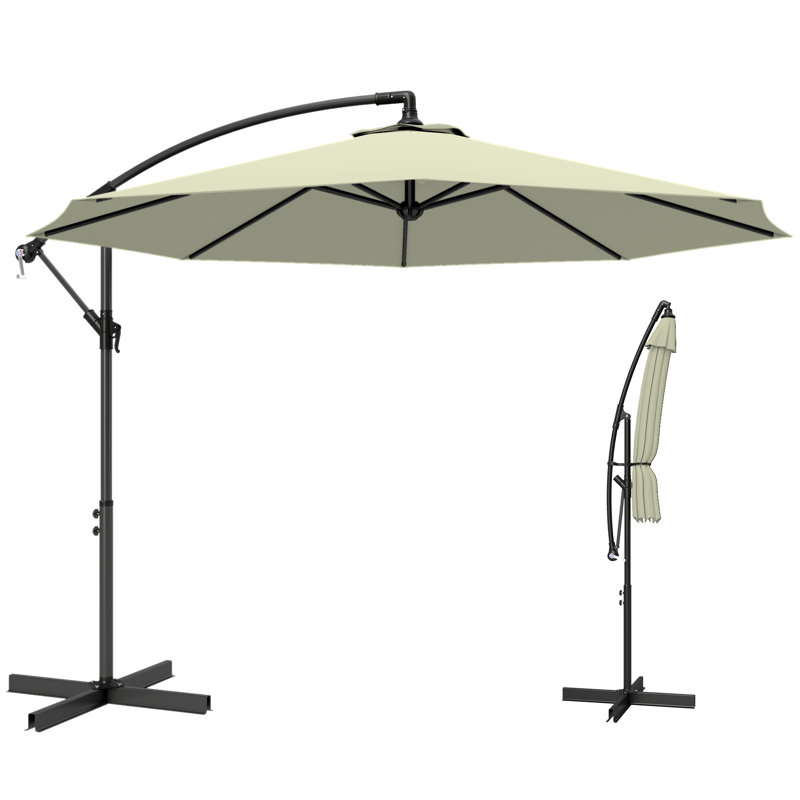 295cm Cantilever Parasol, Beige