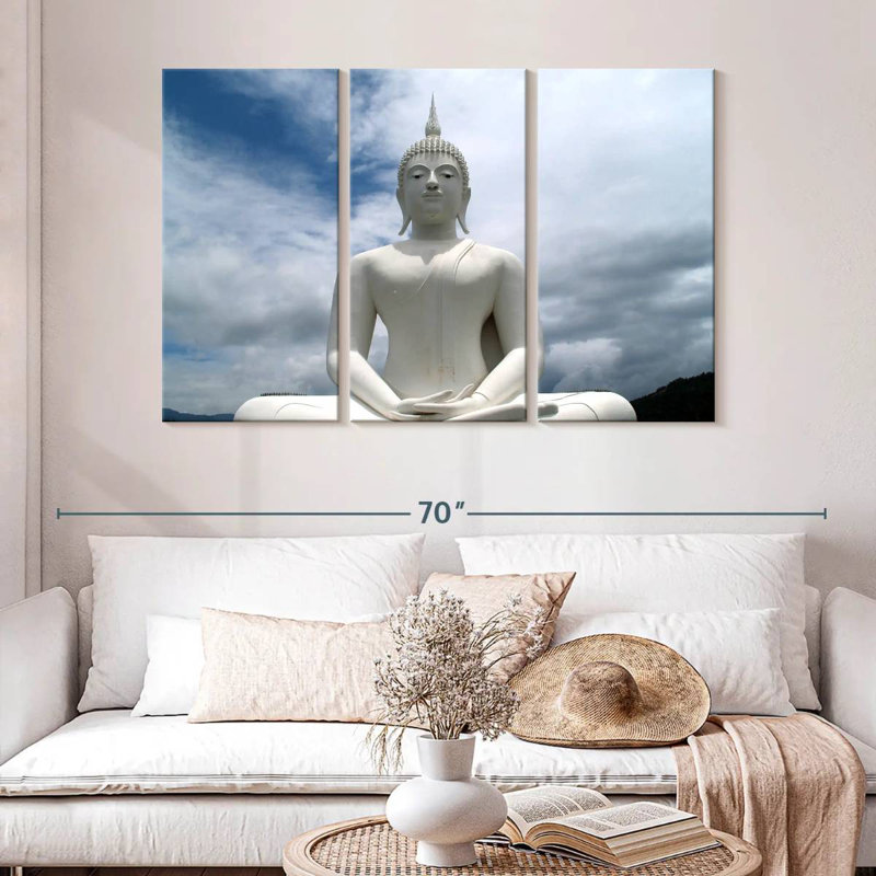 Bouddha Adella Wat, H 32 po x l 50 po