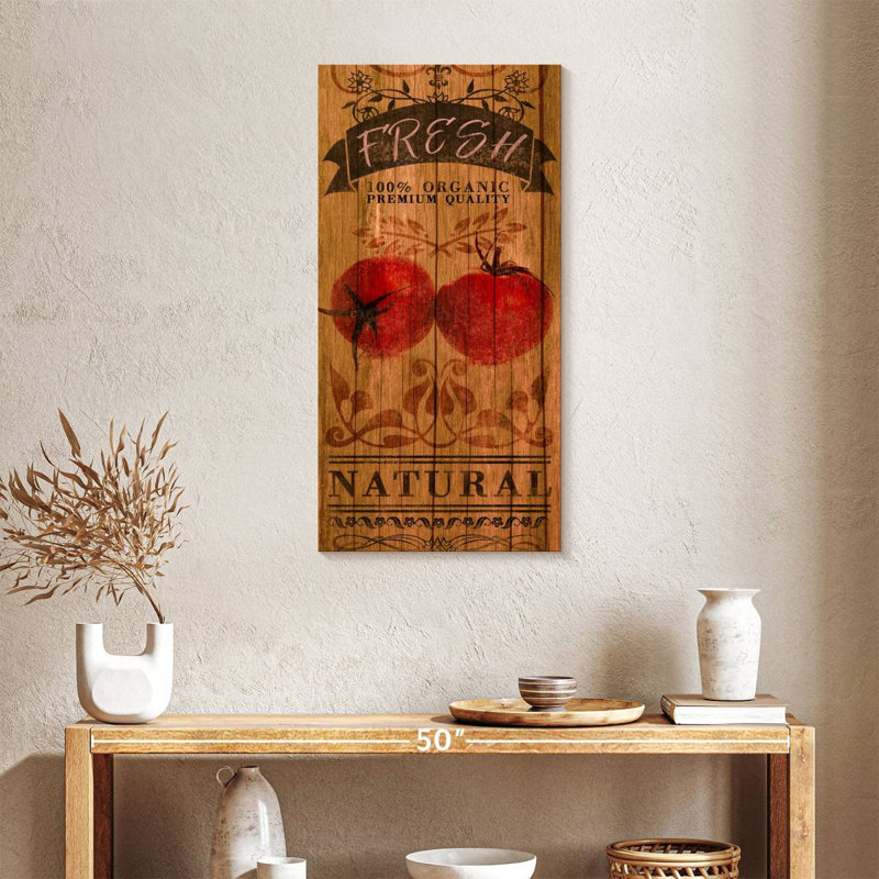 " Fresh Tomatoes Canvas Print ", 36" H x 18" W x 1.25" D