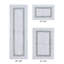 Ensemble de tapis de salle de bain réversible 100% coton ultra doux 3 pièces Atle-466779044-530697698