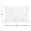 Housse de coussin rectangulaire avec insert lombaire 100% coton Odile-666541393