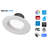 Dimmable Circle Flush Mount-50035718-50035724-50035725