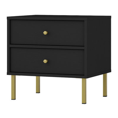 51.8cm W Manufactured Wood Bedside Table