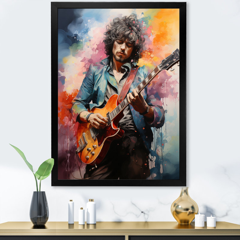 Tyrec Bohemian Art Bohemian Rhapsody sur impression sur toile, H 32 po x l 16 po x P 1 po, Cadre photo noir