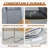 5-Piece Glass Top Dining Table Sets-1061807739
