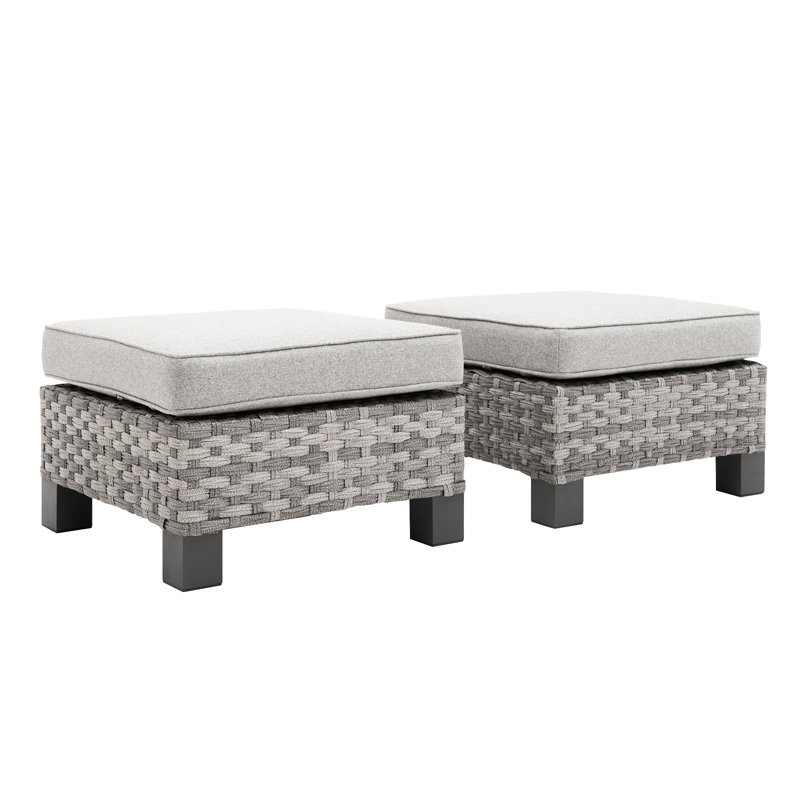 Devren Upholstered Outdoor Ottoman