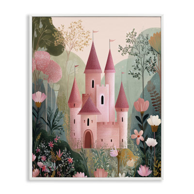 Château pour une princesse, estampe numérique, design par Christine Simpson Art