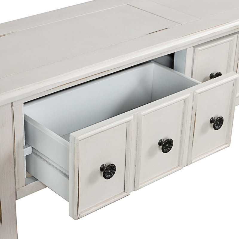 Console 60,03 po, Blanc antique