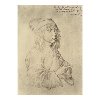 Autoportrait à l'âge de treize ans par Albrecht Dürer - Estampe numérique