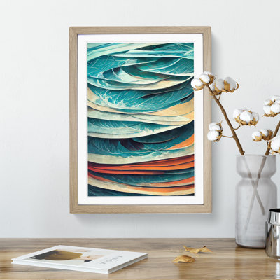 Beach Ocean Wave Abstract No.2 - Single Picture Frame Print