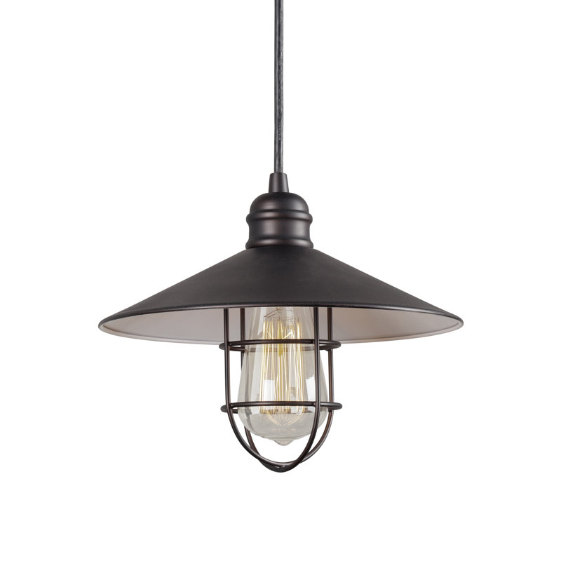 Luminaire suspendu conique 1 lumière