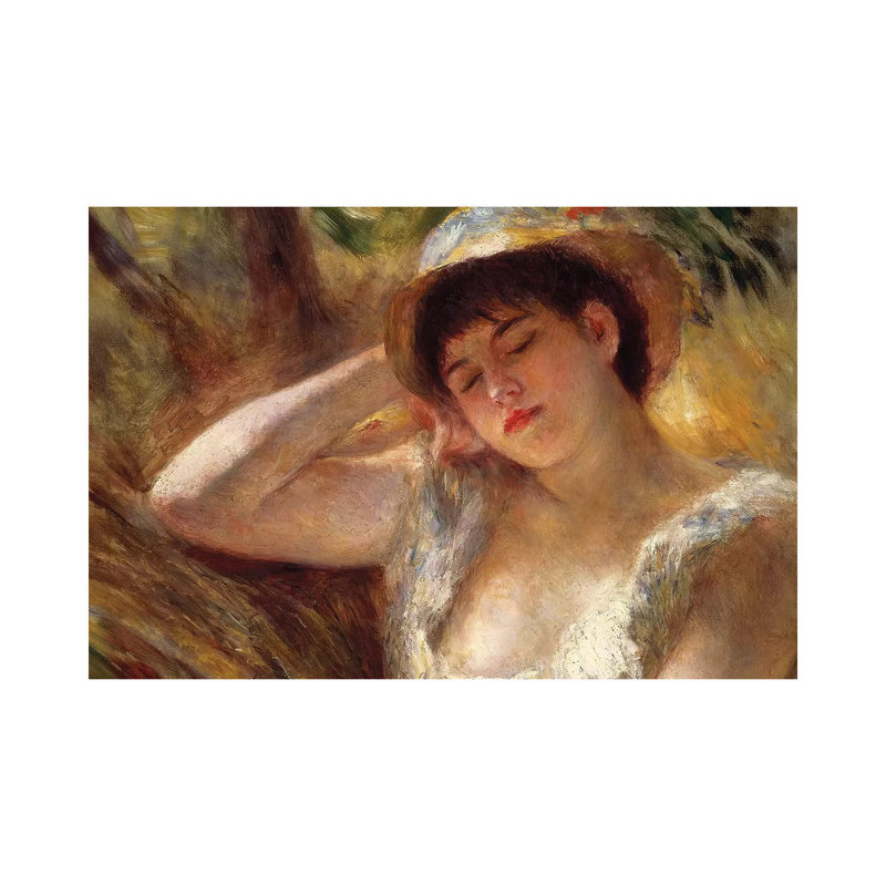 The Sleeper, 1880 by Pierre-Auguste Renoir - Wrapped Canvas Gallery-Wrapped Canvas Giclée
