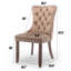 Chaises de salle à manger, chaise de salle à manger rembourrée haut de gamme avec anneau clouté-531111163-511006608-511006615