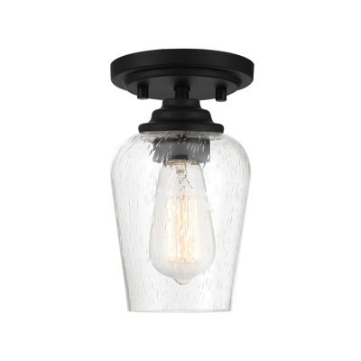 Plafonnier semi-encastré à 1 lumière 4,88 po Arbra