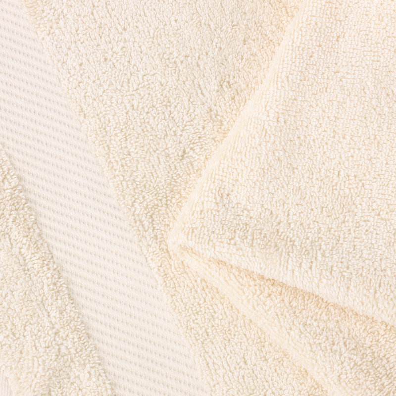 Ensemble de serviettes de bain 4 pièces, Ivoire