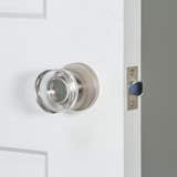 Viaggio Circolo Rosette Privacy (Bed & Bath) With Circolo Crystal Knob
