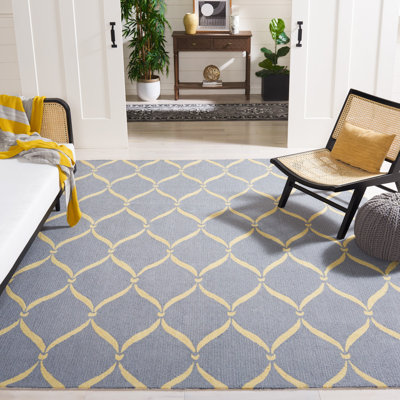 Tapis performance à chevrons crocheté à la main Wurster