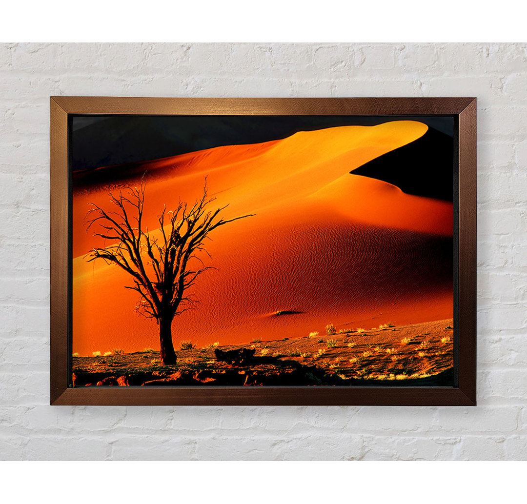 Kunstdruck Red Desert Tree