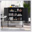 Buffet robuste en métal avec 2 tablettes-960179741
