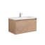 Meuble-lavabo flottant mural avec lavabo 36 po Bern-99813067