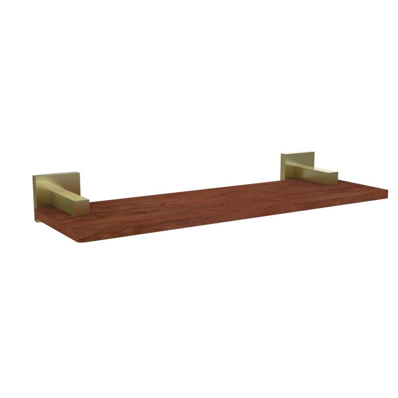 Haranu Bracket Shelf, Satin Brass