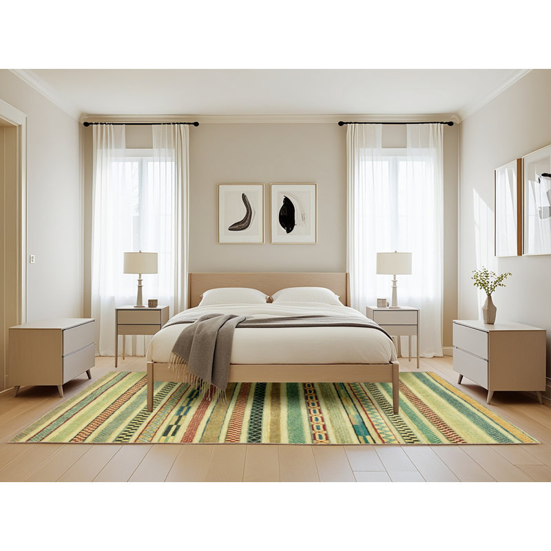 Abstract Indoor Rug, Rectangle 5' x 8'